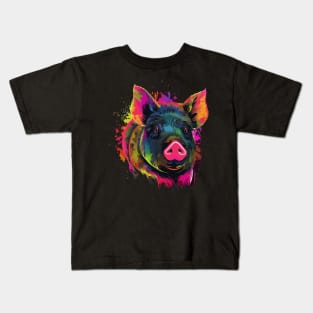 Pot-Bellied Pig Kids T-Shirt